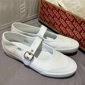 Vans Women's White Mary Jane Sneakers